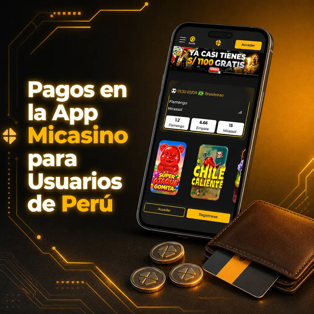 Métodos de pago locales en la app Micasino Perú: depósitos instantáneos, retiros rápidos y transacciones cifradas y seguras.